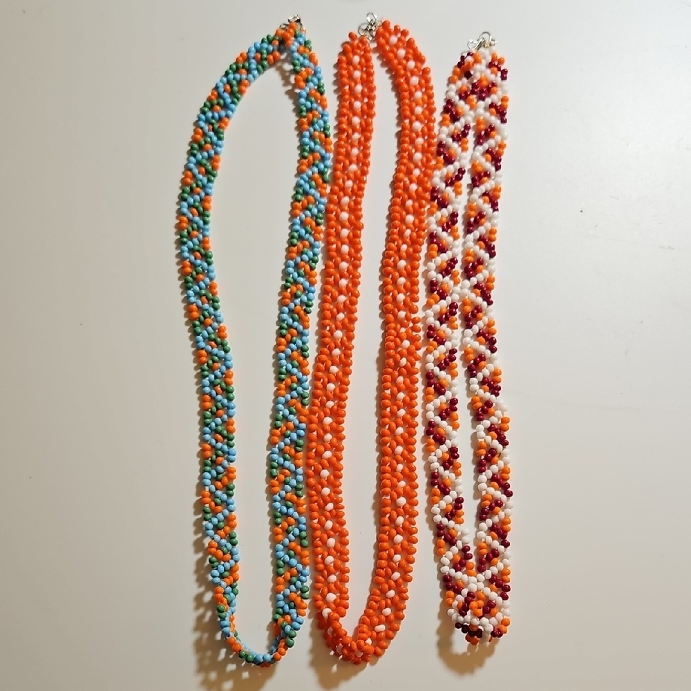 Colorful Beaded Necklace Set